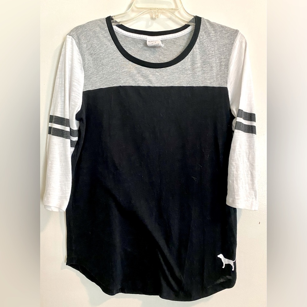 Pink Victoria’s Secret comfy tee.